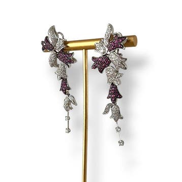 Boucles doreilles - 18 carats Or blanc - 2.18ct. tw., Handtassen en Accessoires, Oorbellen, Nieuw
