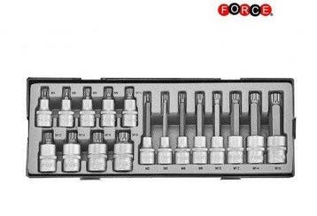 1/2 DR. Spline dop bit set 17-delig, Verzenden