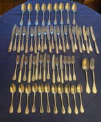 Sambonet - Ménagère (60) - Acier, Plaqué(e) argent