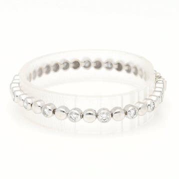 Armband - 18 karaat Witgoud Diamant (Natuurlijk), Nieuw