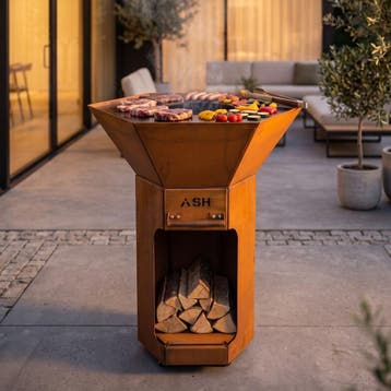 ASH Core Plancha BBQ Cortenstaal, Tuin en Terras, Verzenden, Nieuw