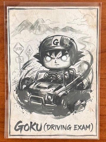 Funko - Funko Pop - Dragon Ball- Goku (driving exam) #1162