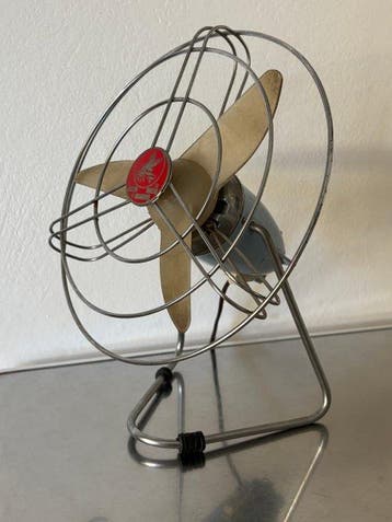Cerea Milano – Rare 1950s Italian Industrial Table Fan –