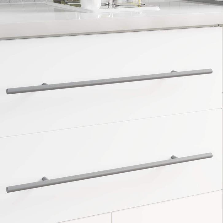 vidaXL Handvat 12 st Zilver 500 mm Staal, Bricolage & Construction, Serrurerie de bâtiment & Dispositif de fermeture, Envoi