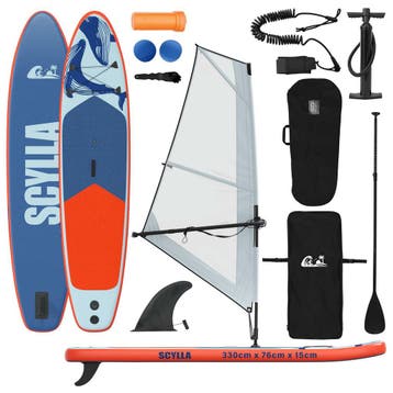 vidaXL Opblaasbare SUP Board met Zeil SCYLLA 330 x 76 x 15, Verzenden, Nieuw