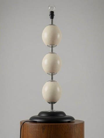 Lampe de table - Lampe authentique à trois niveaux en œuf
