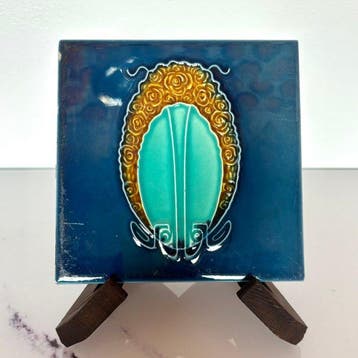 Jugendstil Tegel - Hemixem - Gillot Frères - Art Nouveau -
