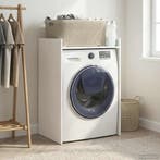 vidaXL Wasmachinekast met opslag Wit 67,5 x 48 x 97 cm, Verzenden
