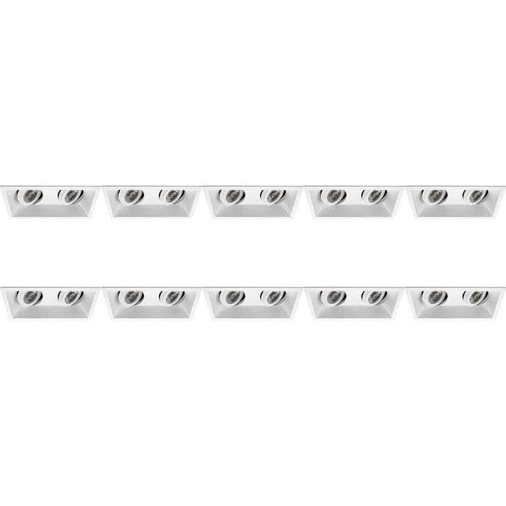 Pragmi Zano Pro Spot Armatuur 10 Pack - GU10 fitting LED toe, Maison & Meubles, Lampes | Autre, Envoi