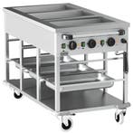 Bain-Marie Wagen | Elektrisch | 3x 1/1 GN | 30°C/90°C | 3kW, Zakelijke goederen, Verzenden, Nieuw in verpakking
