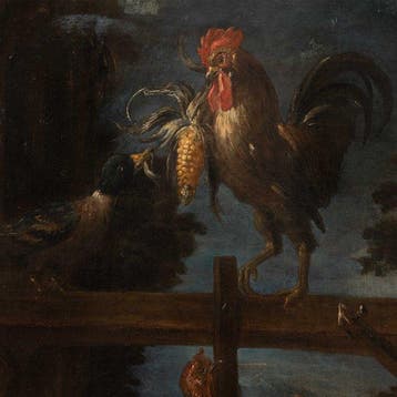 Felice Boselli (1650-1732) - Shepherd with Flock and Fowl