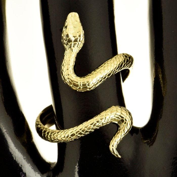 Bague amulette - 14 carats Or jaune, Bijoux, Sacs & Beauté, Bijoux anciens