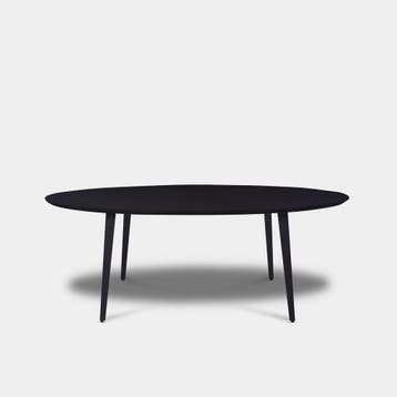 Tafel Ovaal Eikenhout  Konisch  140x90, Nieuw