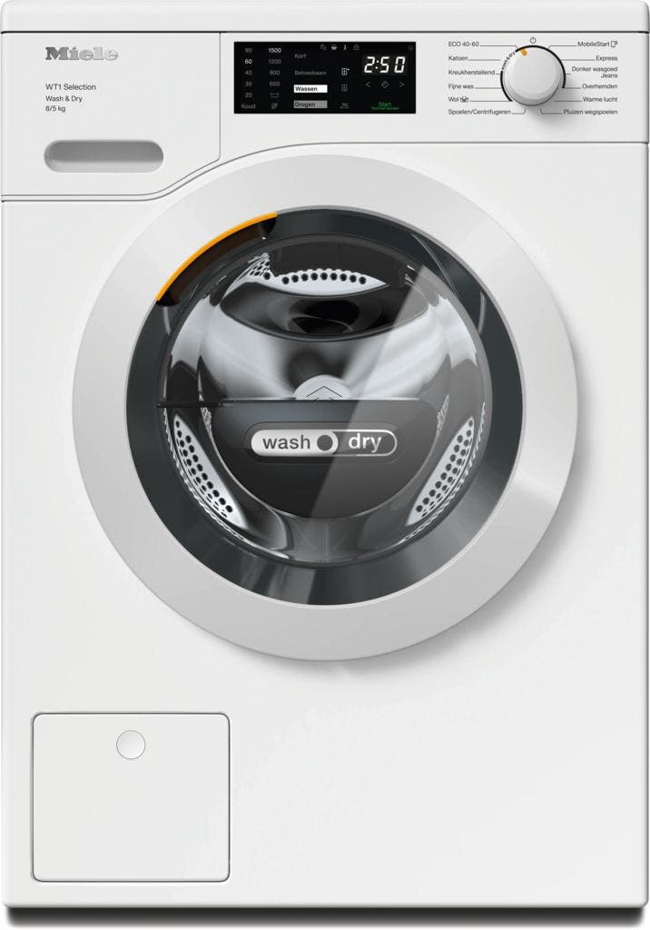 Miele WTD163WCS - Was-droogcombinatie - 8 kg wassen - 5 kg, Electroménager, Lave-linges séchants, Enlèvement ou Envoi