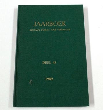 Jaarboek Centraal Bureau Voor Genealogie - 1989, Verzenden, Nieuw
