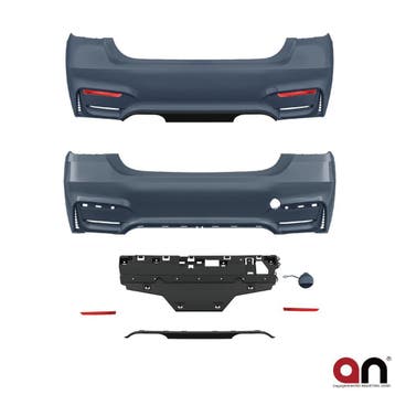 EVO Look Achterbumper BMW 4 Serie F32 F33 B8498, Auto-onderdelen, Nieuw, Achter, BMW, Bumper