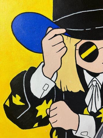 Roger Haus -  - An Afternoon in Ginza - XL, Antiquités & Art, Art | Peinture | Moderne