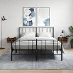 vidaXL Nachtkastjes 2 st wandgemonteerd 35x35x20 cm gerookt, Verzenden