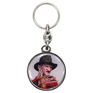 A Nightmare On Elm Street Freddy Metalen Sleutelhanger, Collections, Ophalen of Verzenden