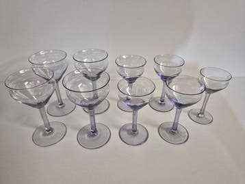 Glasfabriek Leerdam - A.D. Copier - Drinkservies (9) - Glas