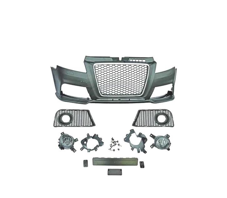 PARE-CHOCS AVANT AUDI A3 8P 08-12 LOOK RS3 CHROME PDC SRA +, Auto-onderdelen, Carrosserie, Verzenden