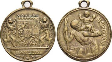Medaille Bayern Ludwig Iii 1913-1918, Timbres & Monnaies, Verzenden