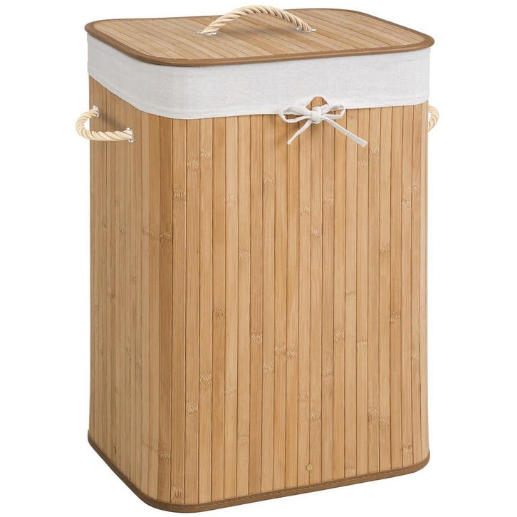 tectake Wasmand incl. waszak - 72 L, beige, Huis en Inrichting, Overige Huis en Inrichting, Verzenden