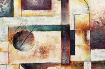 K. Hoffmann (XX) - Composition abstraite, Antiek en Kunst