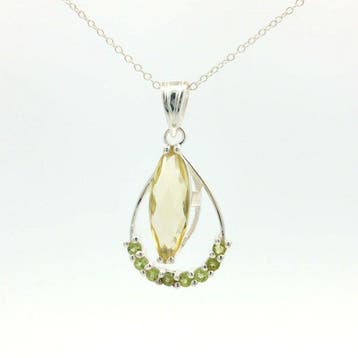 Sans prix de réserve - Pendentif Argent - 3.75ct. tw.