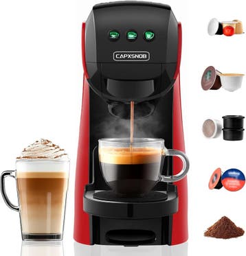Warriors 5-in-1 Espressomachine | Tweede kansje, OP = OP!, Verzenden, Espresso apparaat, Gemalen koffie, Zo goed als nieuw
