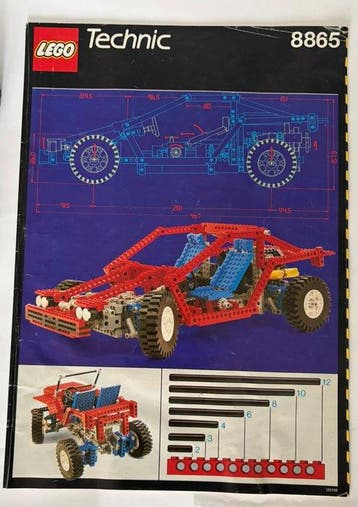 Lego Set - 8865-1 - Technic - Test Car