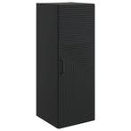 vidaXL Wandkast Zwart 33 x 34,5 x 90 cm Bewerkt hout, Verzenden, Nieuw
