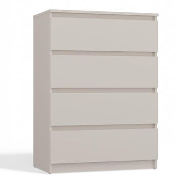 Ladekast  4 lades creme Creme (Slaapkamer), 3 of 4 laden, Verzenden, Nieuw, Overige houtsoorten