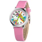 Fako - Kinderhorloge - Eenhoorn / Unicorn - Gelakt - Hoofd -, Verzenden, Nieuw