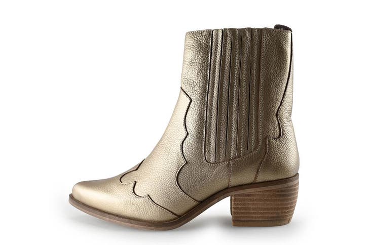Nelson Cowboy laarzen in maat 37 Goud, Kleding | Dames, Schoenen, Overige kleuren, Zo goed als nieuw, Verzenden