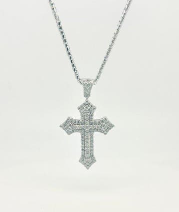 Halsketting - 18 karaat Witgoud - 2.10ct. tw. Diamant, Handtassen en Accessoires, Nieuw