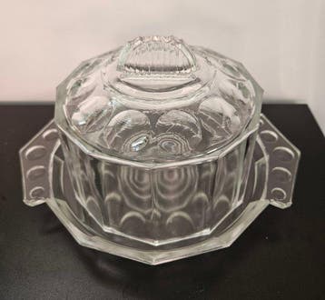 Schmidt Verriers - Boterschotel - Art Deco - Kaasstolp -