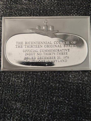 59 grams - Argent .925 - Franklin Mint, USA (Sans prix de, Postzegels en Munten