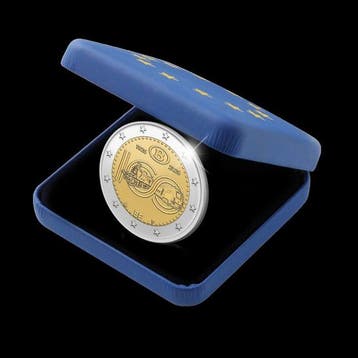 België. 2 Euro 2026 SNCB - NMBS (3 coins) Proof + BU