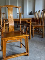 Stoel - Hout - Eettafel & 8 stoelen