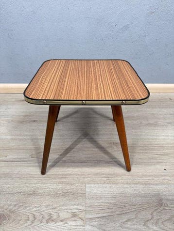 Bijzettafel - Hout, Metaal - Formica bijzettafel