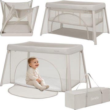 Lionelo Mila – 2 in 1 Reisbedje & Campingbed – Lichtgewi, Verzenden, Nieuw