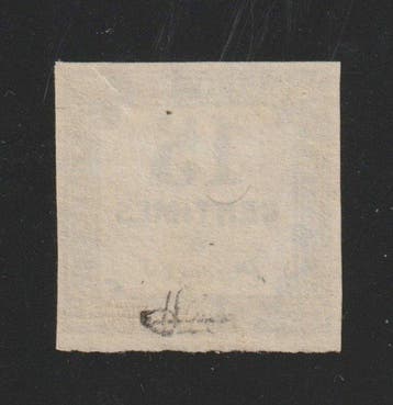 Frankrijk 1870 - Postzegel nr. 4, 15c zwart Lithografisch,