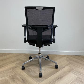 ergonomische bureaustoel met gaasrug en lendesteun, zwart -, Huis en Inrichting, Ergonomisch, Nieuw, Bureaustoel