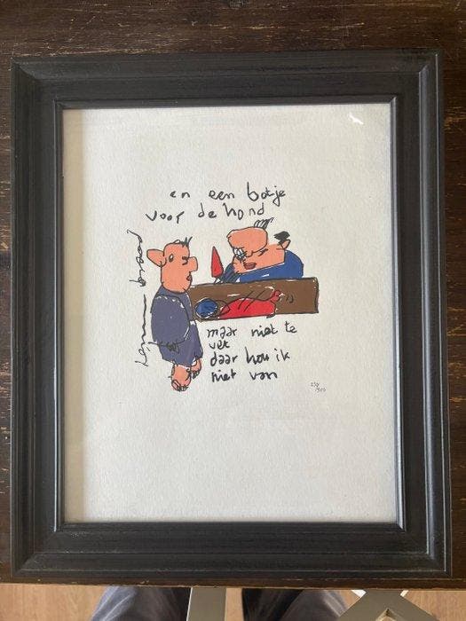 Herman Brood (1946-2001) - En een botje voor de hond, Antiek en Kunst, Kunst | Designobjecten
