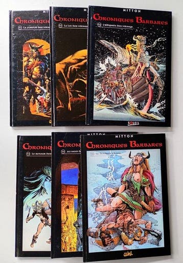 Chroniques Barbares T1 à T6 + ex-libris - Série complète -