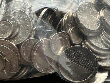 Nederland. Partij van 8 kilo nikkelgeld 1948-2001, Postzegels en Munten, Munten | Nederland
