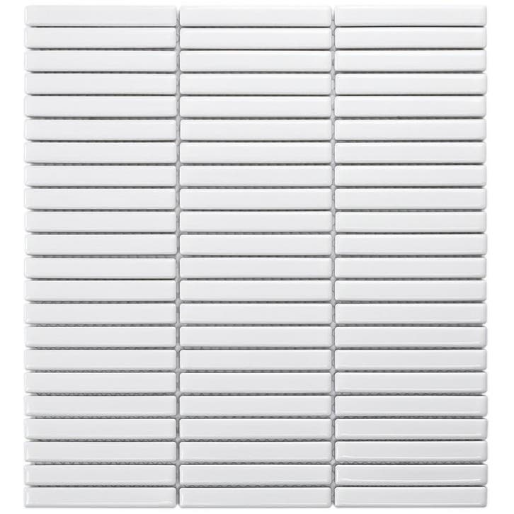 Wand Mozaïek Tegels Kitkat Factory Keramiek Wit Glans - M.., Doe-het-zelf en Bouw, Tegels, 20 tot 40 cm, 20 tot 40 cm, 10 m² of meer
