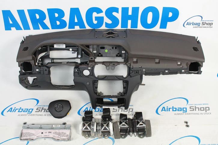 AIRBAG KIT – TABLEAU DE BORD BRUN MERCEDES GLK FACELIFT, Auto-onderdelen, Dashboard en Schakelaars, Nieuw, Mercedes-Benz