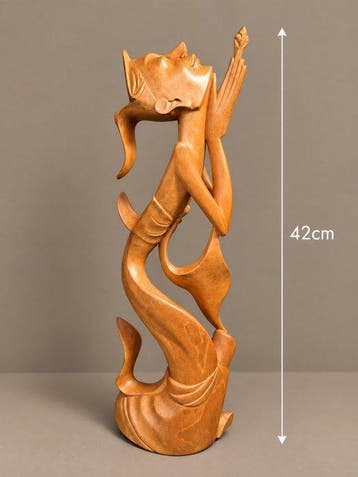 Balinees houtsnijwerk art deco stijl - Beeld - Indonesië